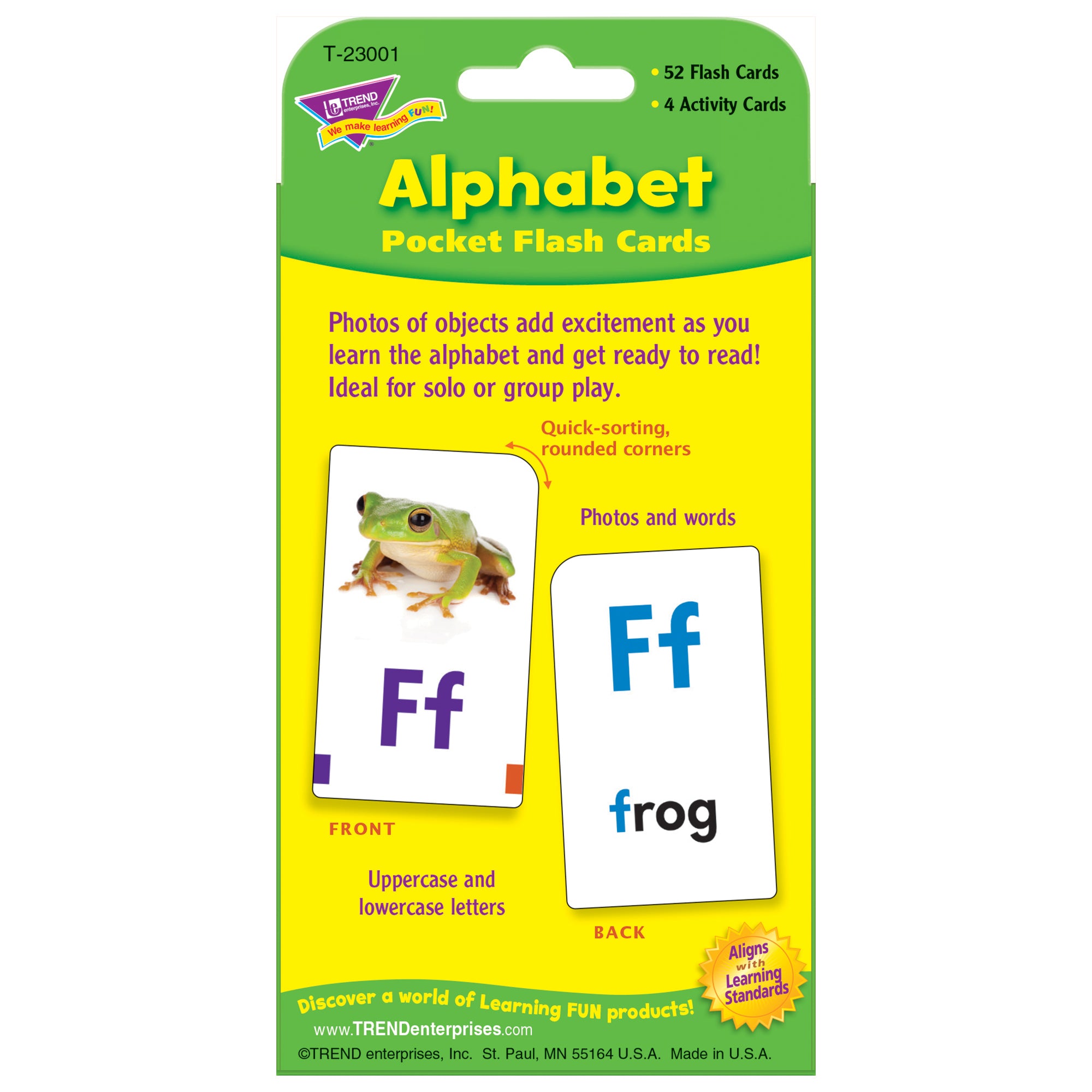 Alphabet Pocket Flash Cards