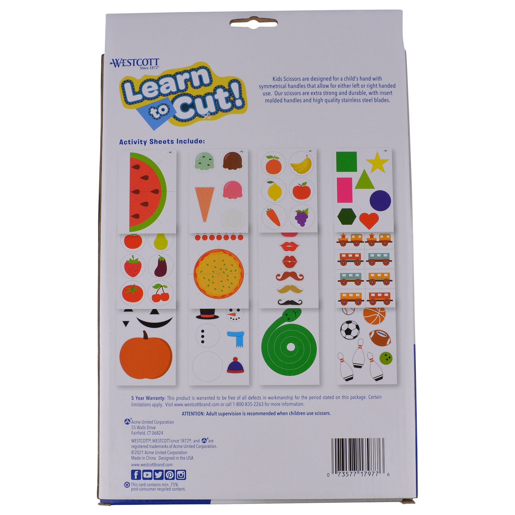 Learn-to-Cut Kit for Kids, 12 Pieces