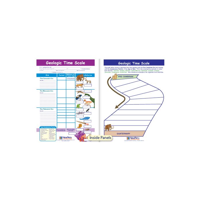 Geologic Time Scale Visual Learning Guide - Grades 6 - 9
