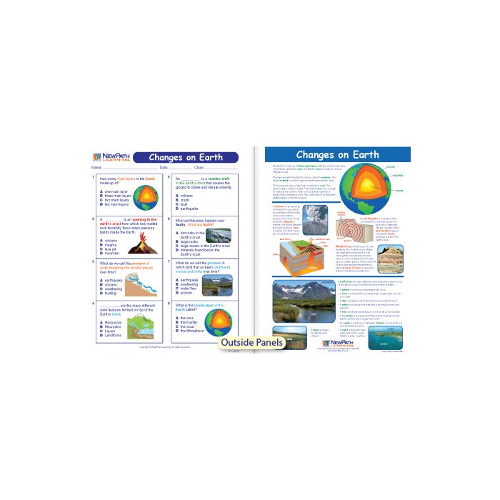 Changes on Earth Visual Learning Guide - Grades 3 - 5