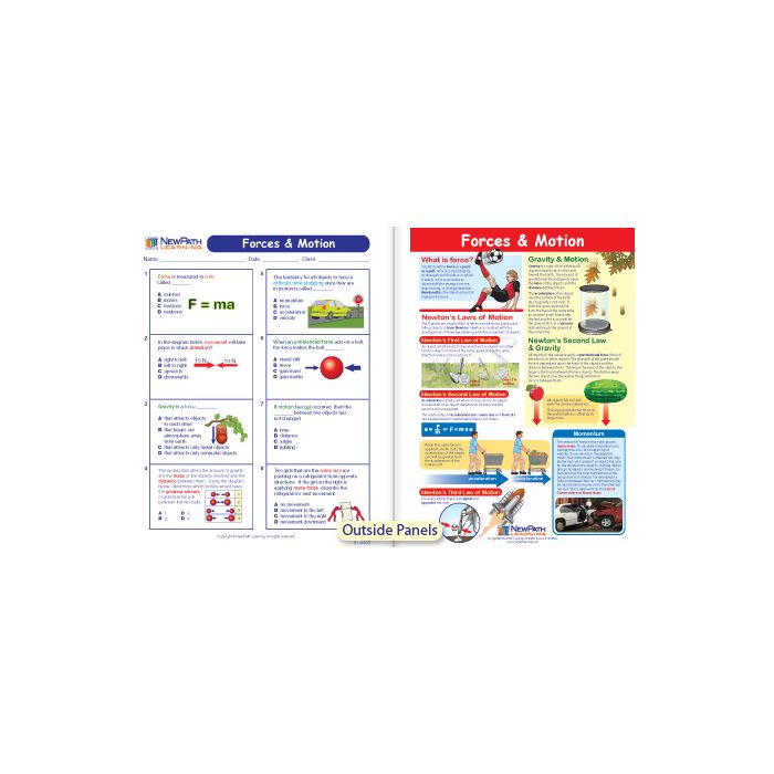 Forces & Motion Visual Learning Guide - Grades 6 - 9