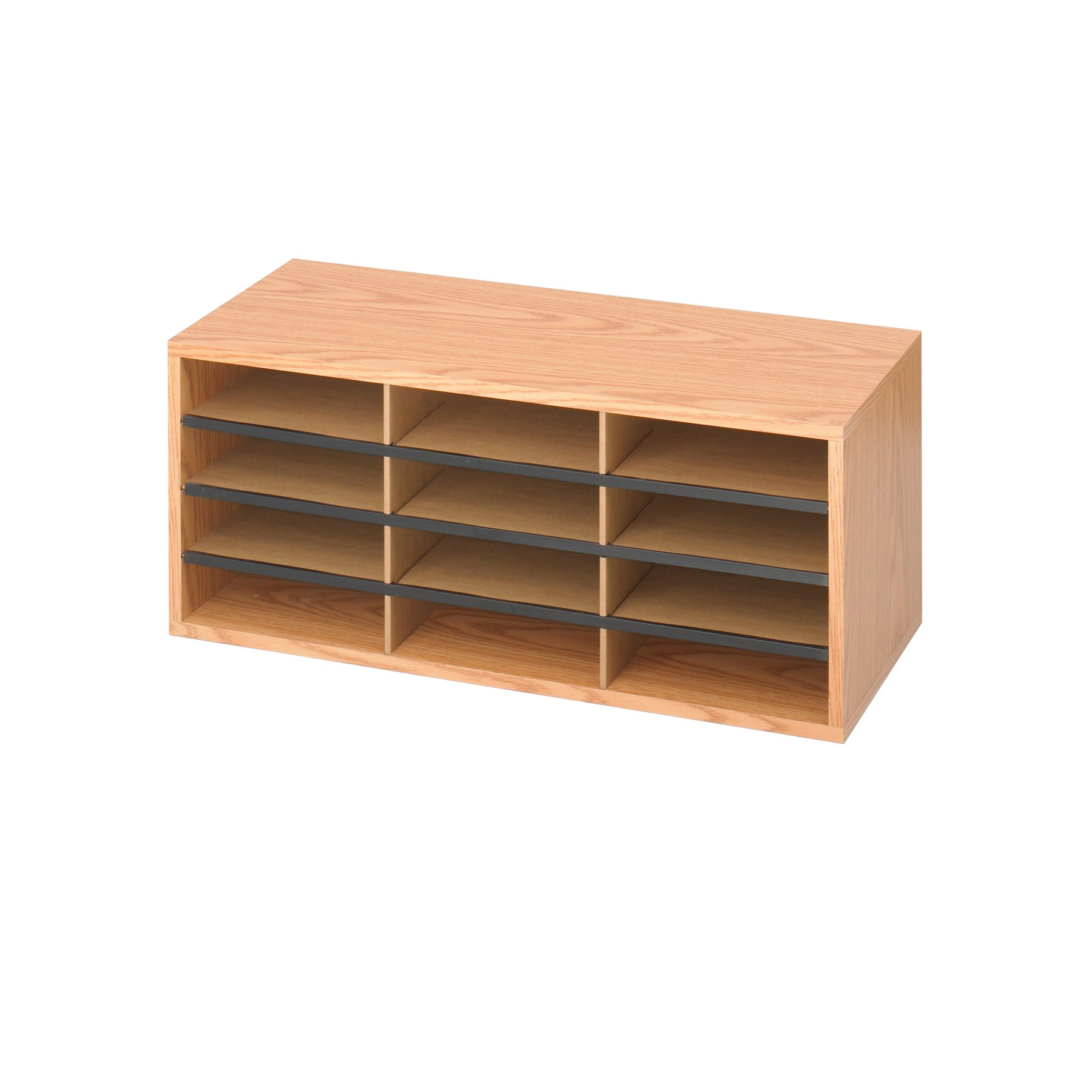 Orgnzr Wood Corr 12 Comp Mok