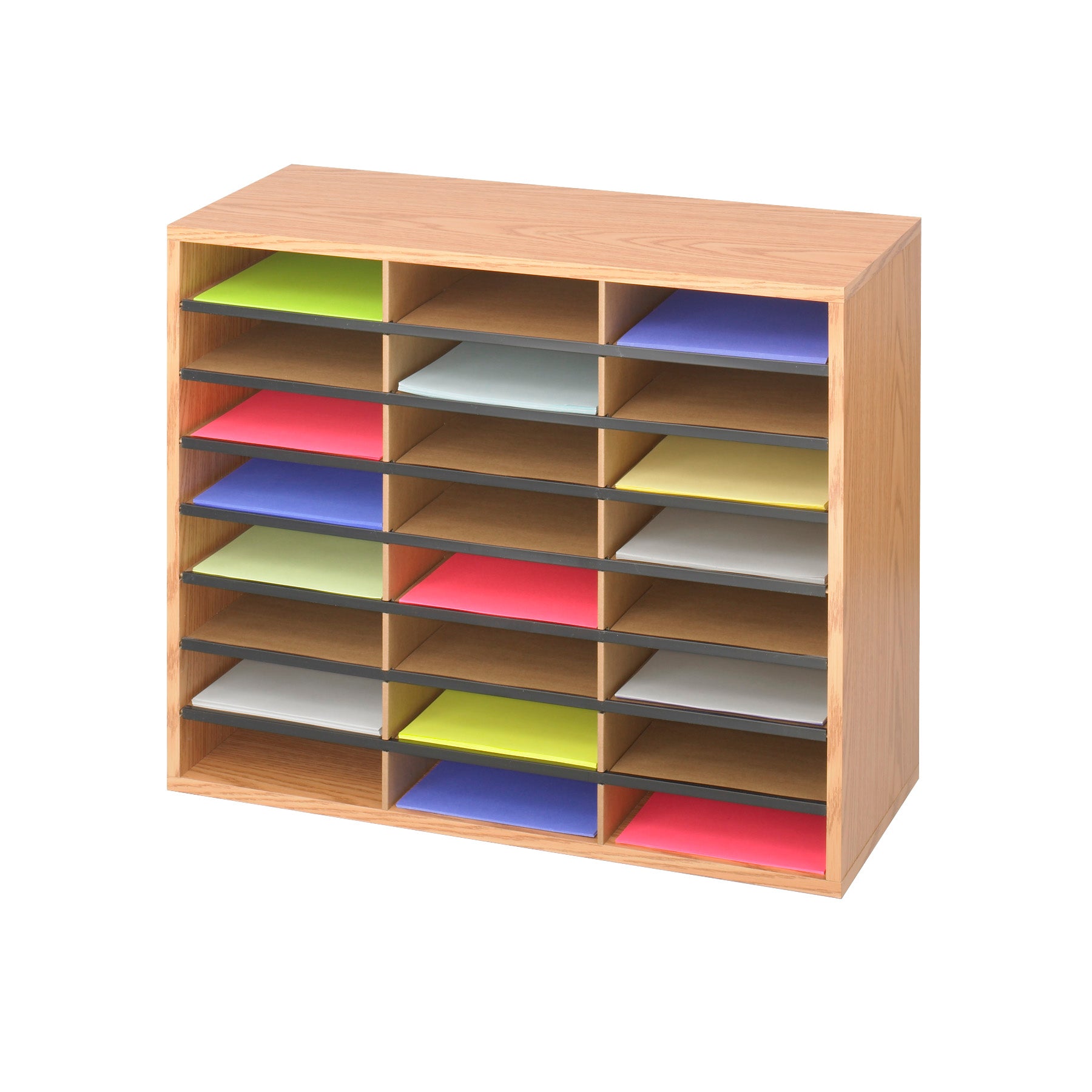 Orgnzr Wood Corr 24 Comp Mok