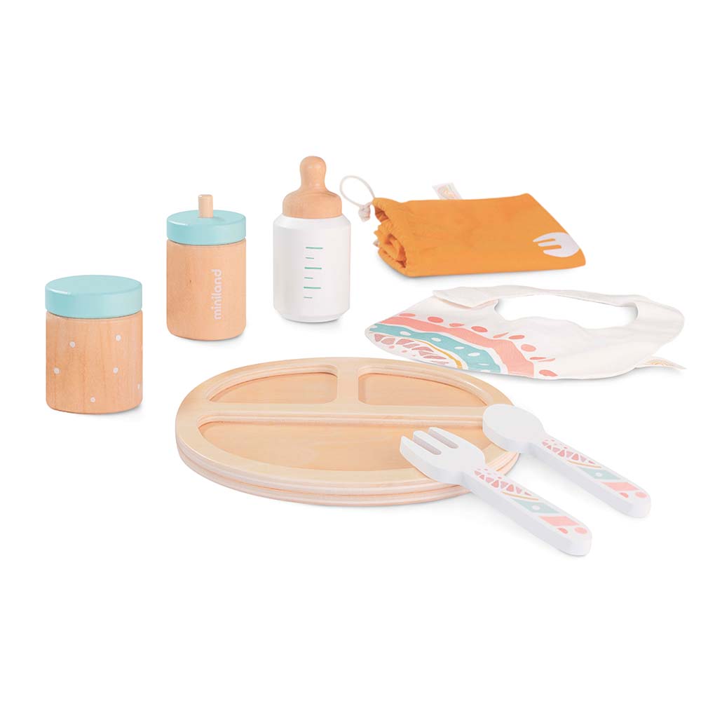 Doll Wooden Feeding Set