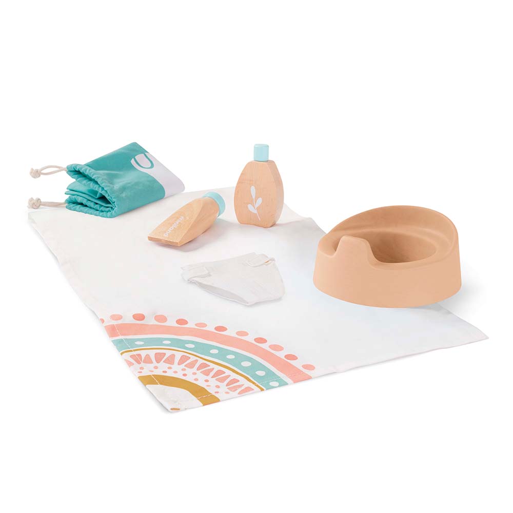 Doll Wooden Care Set