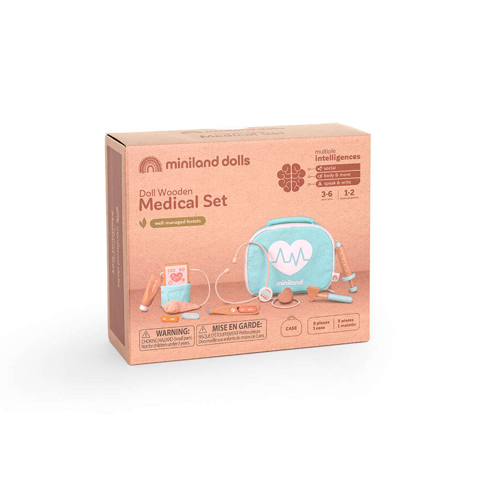 Doll Wooden Doctor Set