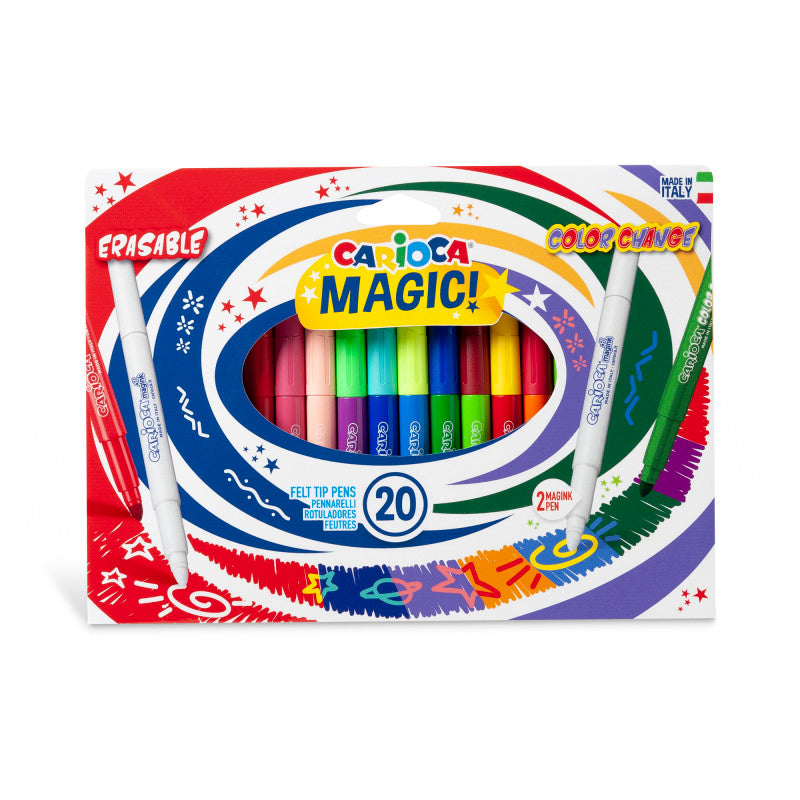 Magic Felt Tip Pens Magic Markers - 20 Pieces