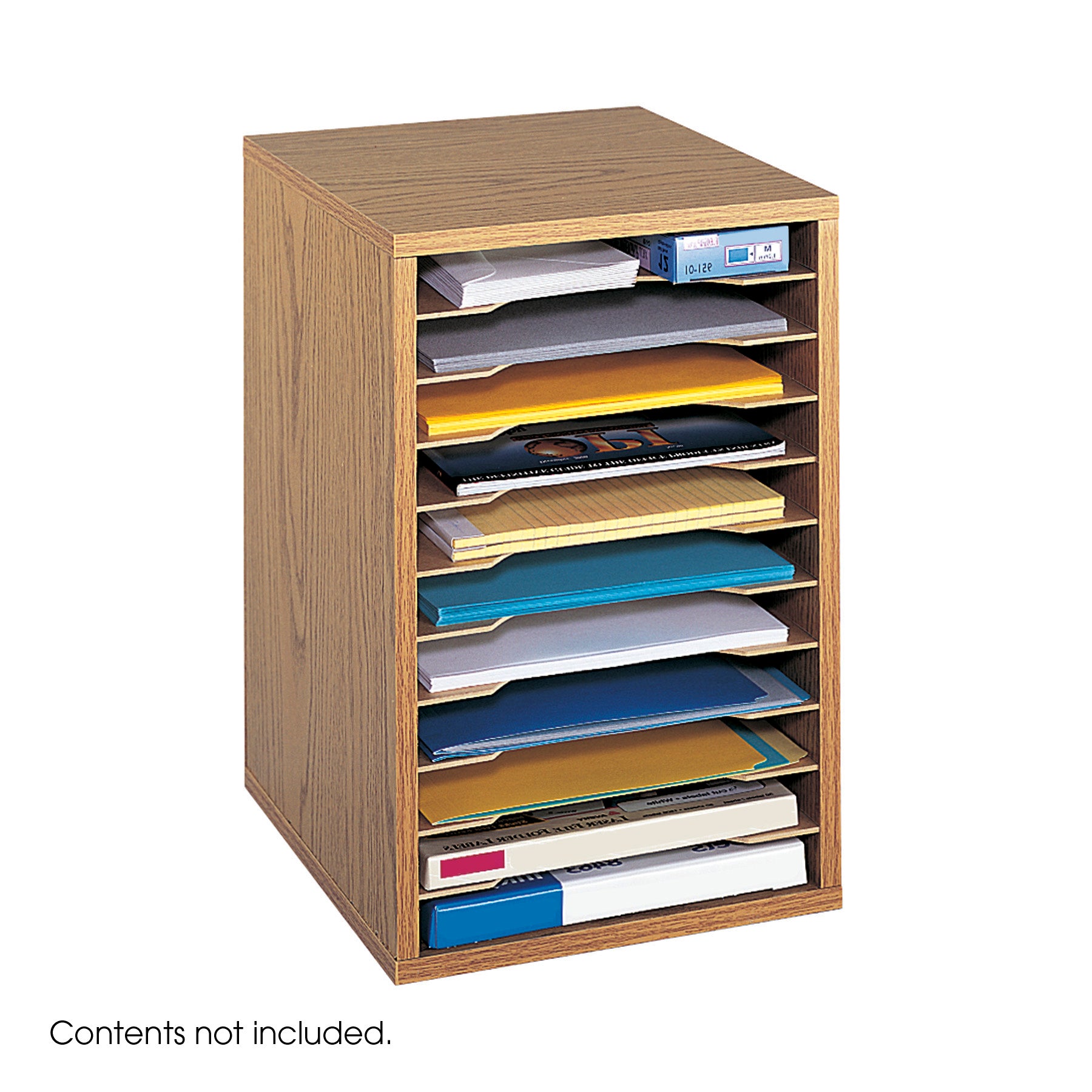 Orgnzr Wood Adj 11 Comp Mok