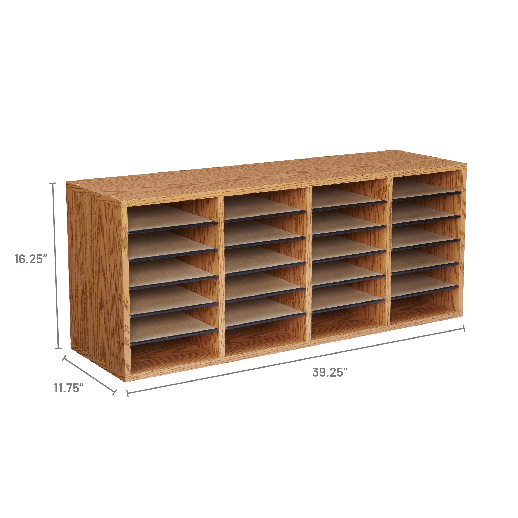 Orgnzr Wood Adj 24 Comp Mok