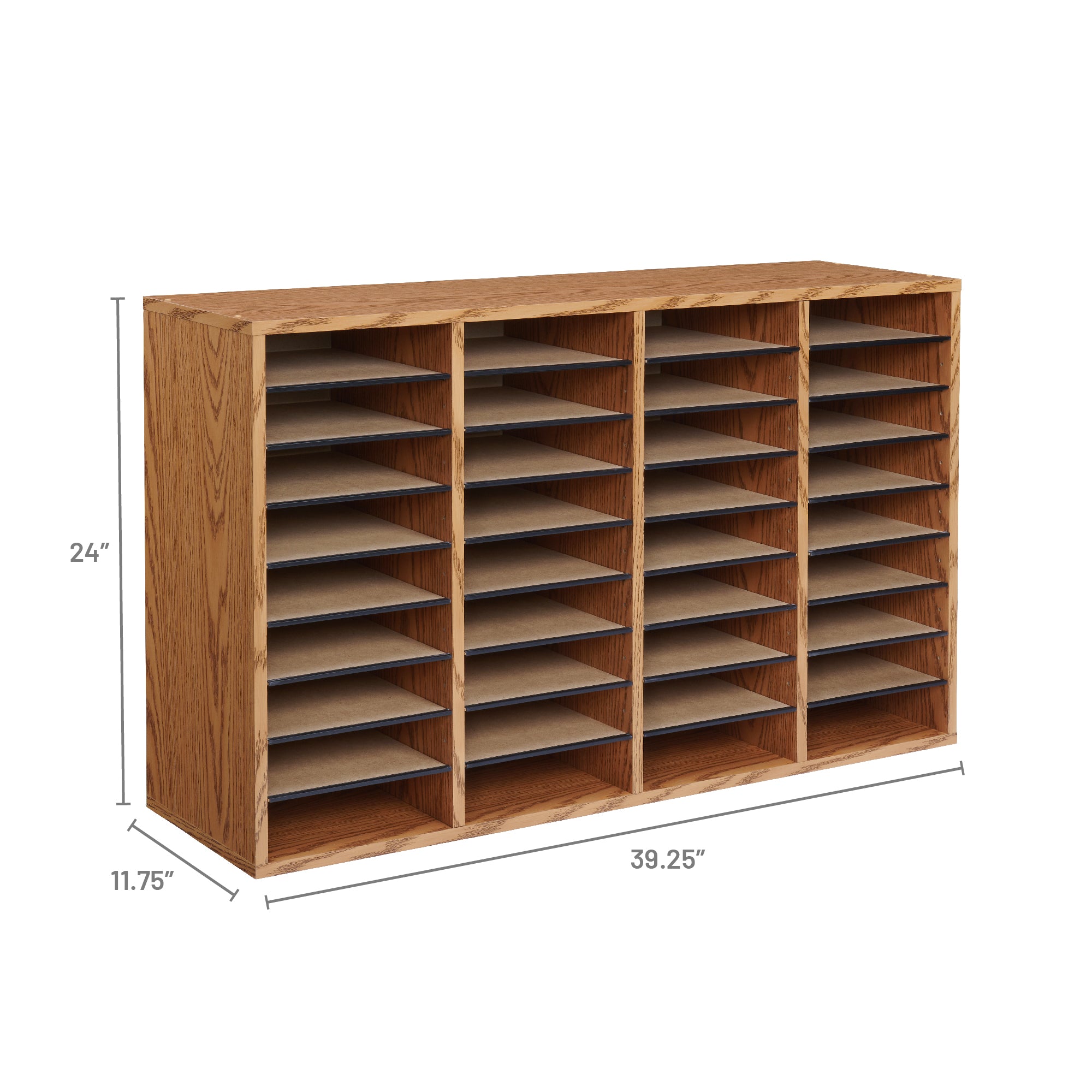 Orgnzr Wood Adj 36 Comp Mok