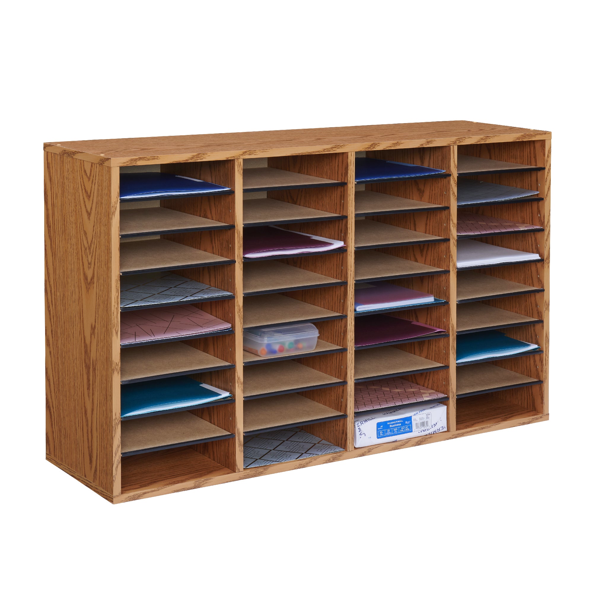Orgnzr Wood Adj 36 Comp Mok