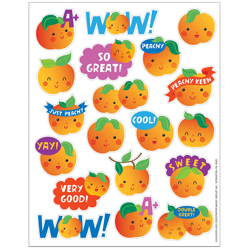 EU-650945 - Peach Stickers Scented by Eureka