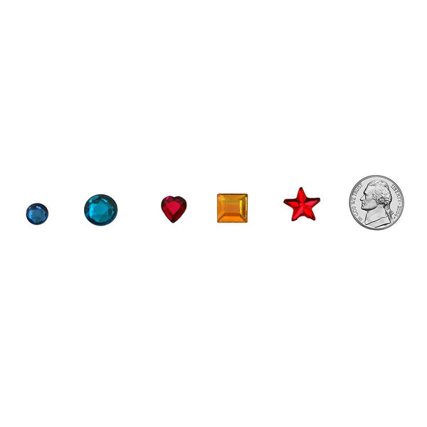 Multicolor Acrylic Gemstones - 3 oz.