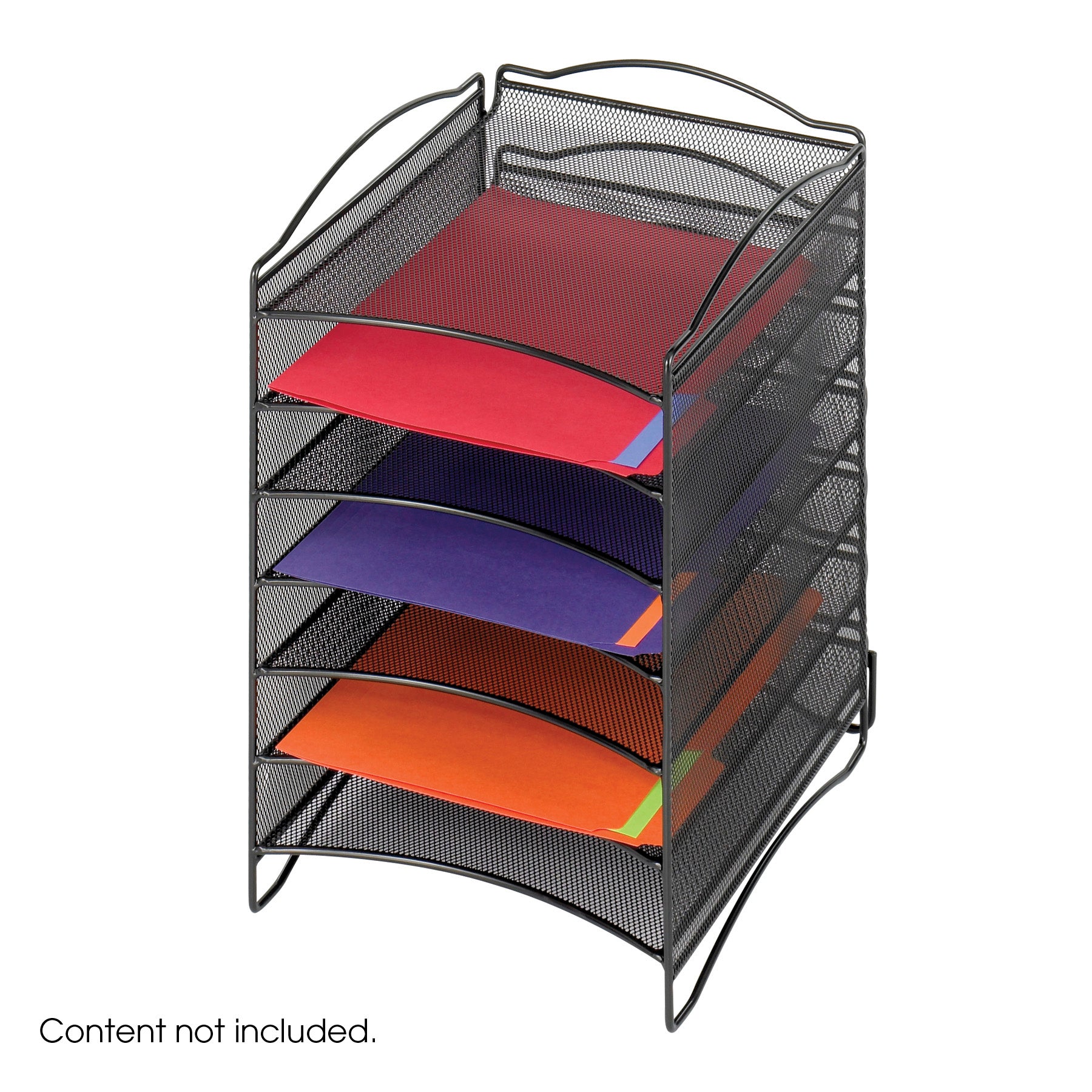Onyx Organizer Desk 6 Comp Ltr