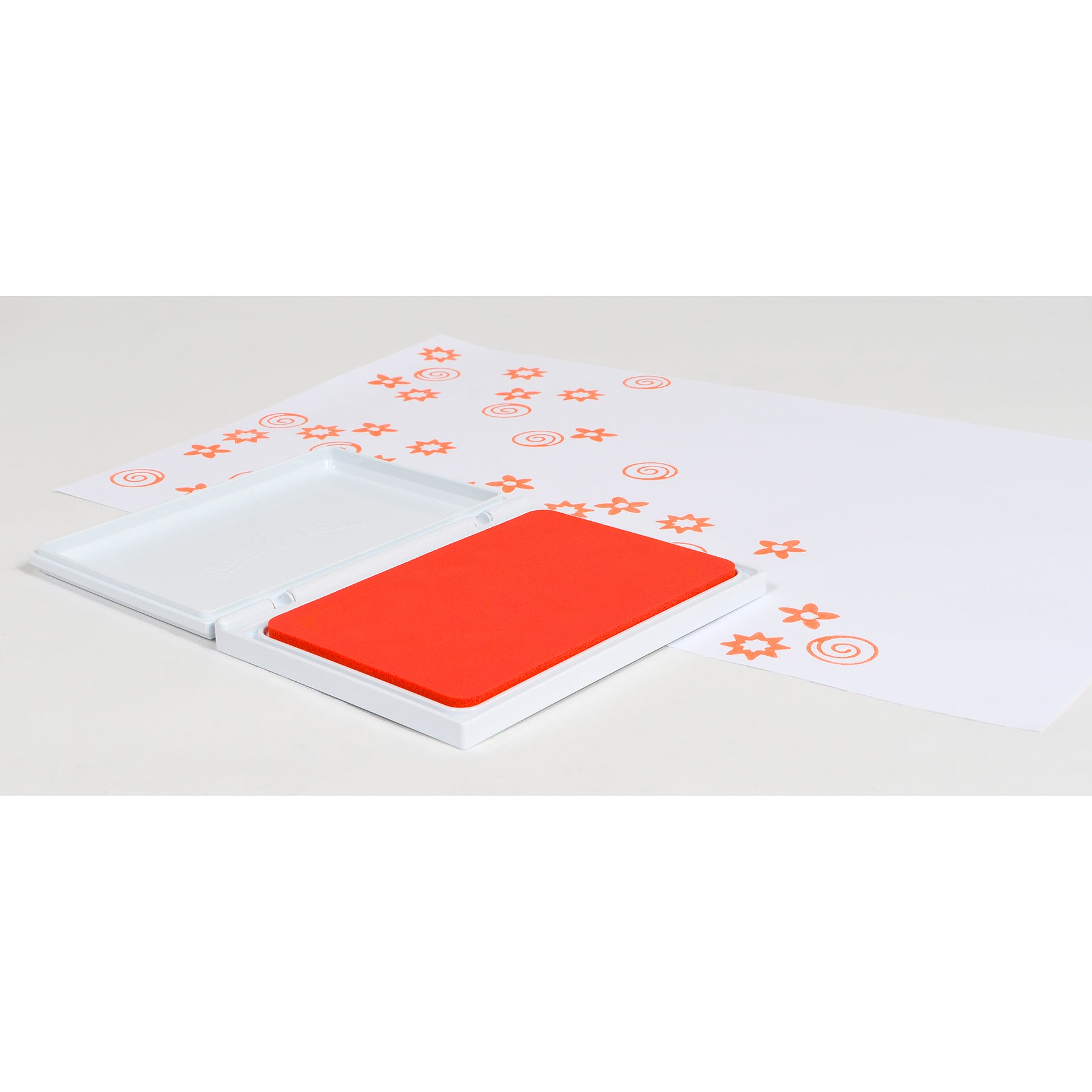 Jumbo Washable Stamp Pad - Orange - 6.2"L x 4.1"W