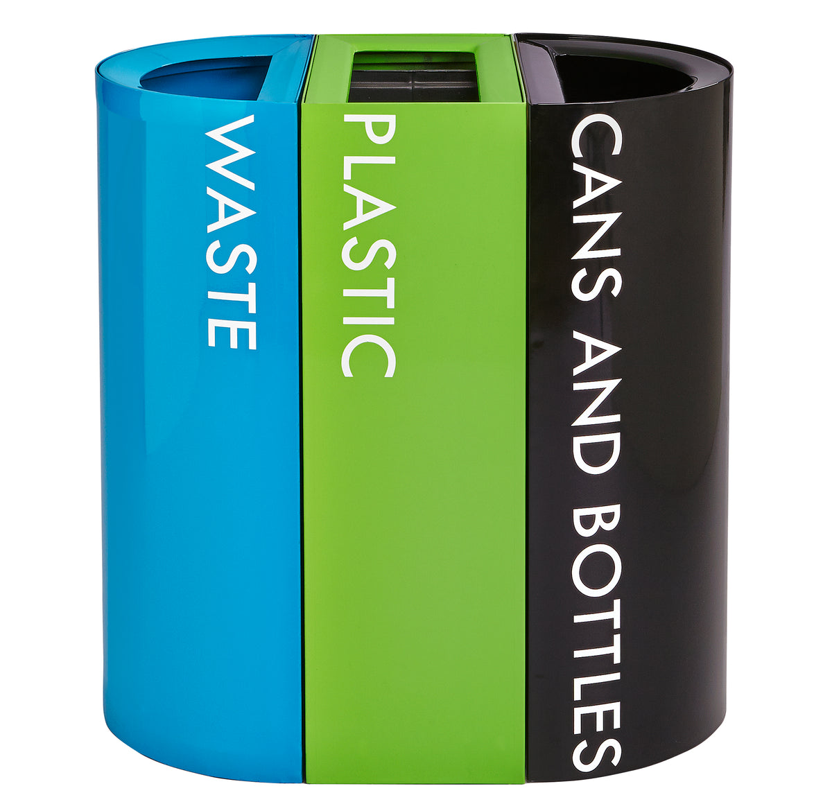 Recycling Center Half Rnd Can