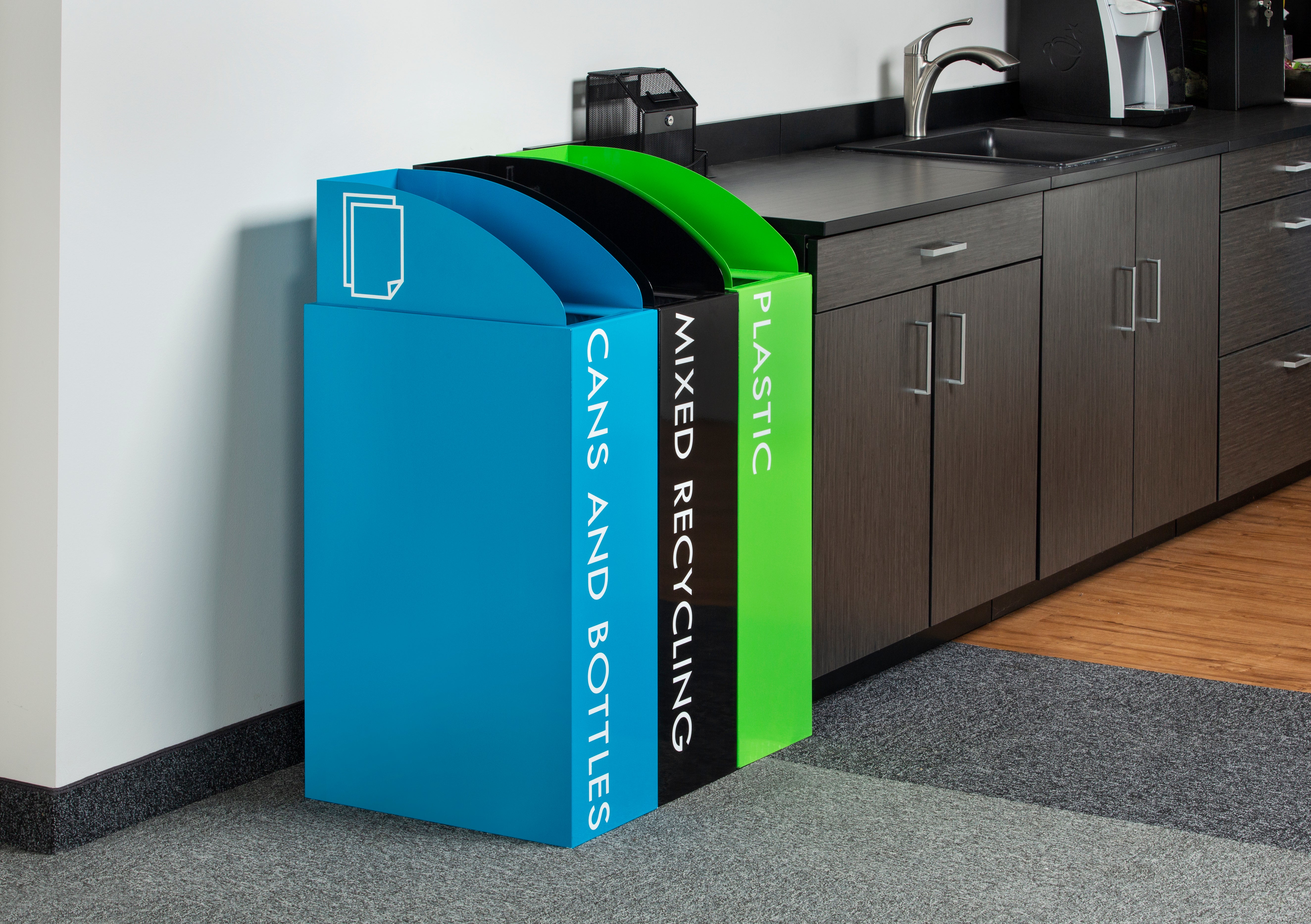 Recycling Center Rectangle Can
