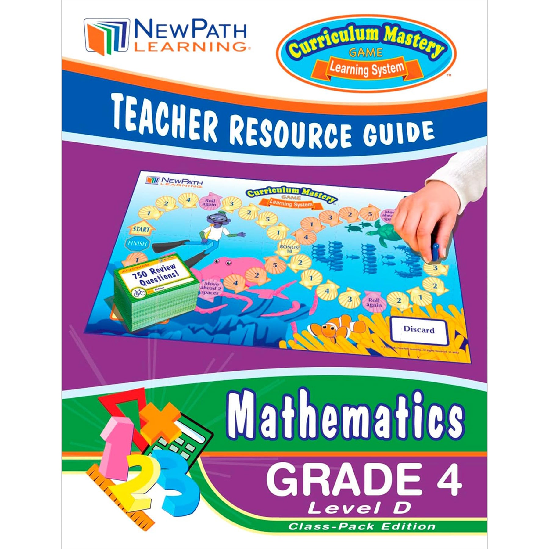 Grade 4 Math Curriculum Mastery® Game - Class-Pack Edition