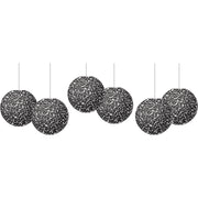Composition 8" Hanging Paper Lanterns, Pack of 6