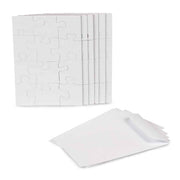Color and Mail Puzzle - 6 ct, 5"x7" Puzzles & Envelopes, 12 pcs per puzzle