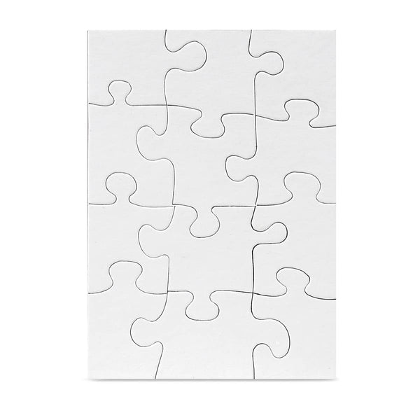 Color and Mail Puzzle - 25 ct, 5"x7" Puzzles, 12 pcs per puzzle