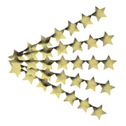 Sticker Strips - 35 per pack - 2" Metallic Stars, 5 Strips of Gold Stars