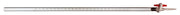 Burette Acrylic 25ml capacity with interchangeable stopper.