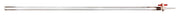 Burette Acrylic 50ml with interchangeable stopper.