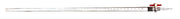 Burette Acrylic 100ml with interchangeable stopper.