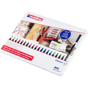edding 1300 Colour Pen Medium - Metal Box of 20 - Assorted