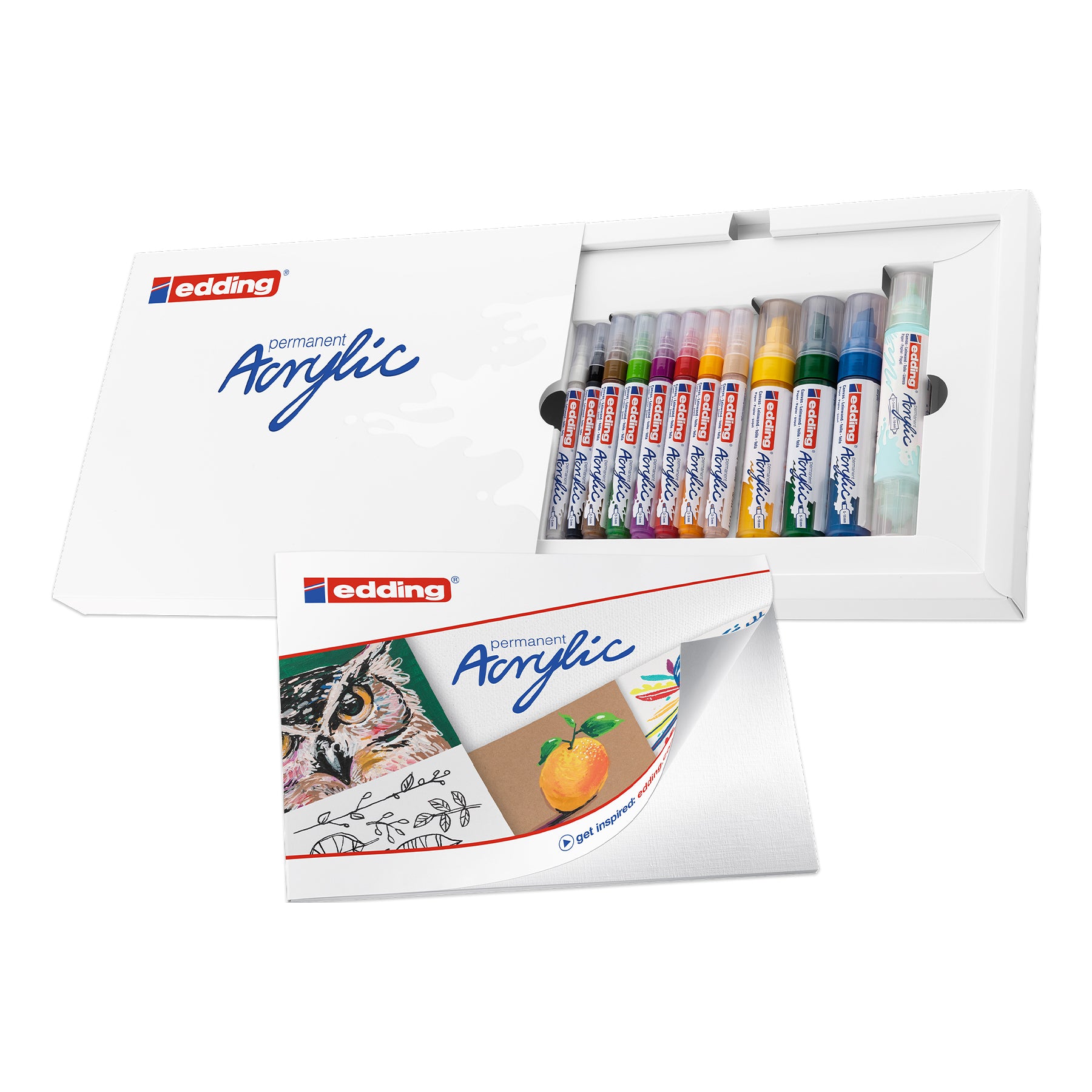edding Acrylic Marker Creative Set - Set of 12 - Basic