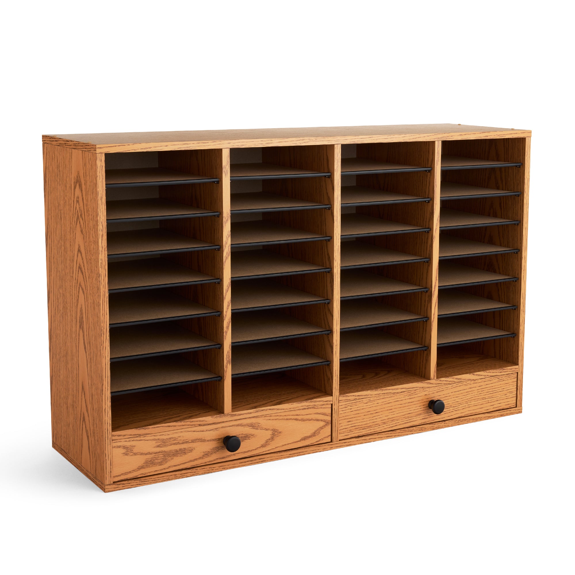 Orgnzr Wood W Drwr 32 Comp Mok