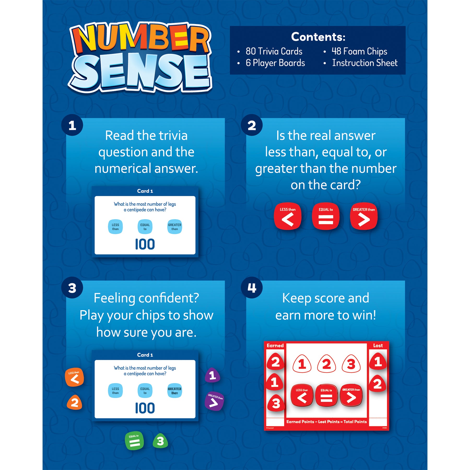 Number Sense Card Game
