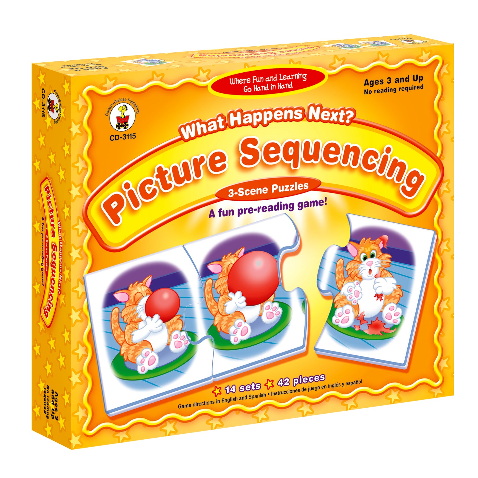 What Happens Next? Picture Sequencing Puzzle Game, Grade PK-K
