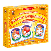 What Happens Next? Picture Sequencing Puzzle Game, Grade PK-K