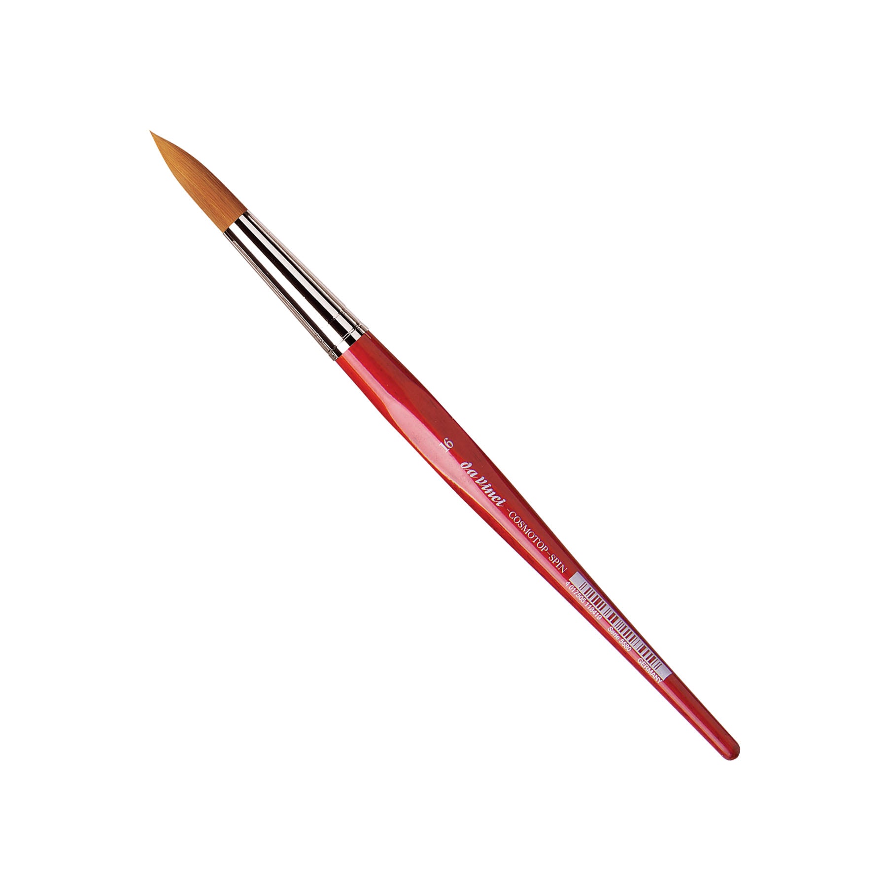 COSMOTOP-SPIN Silkpainting Brush, Synthetic, Watercolor, Round, Size 16