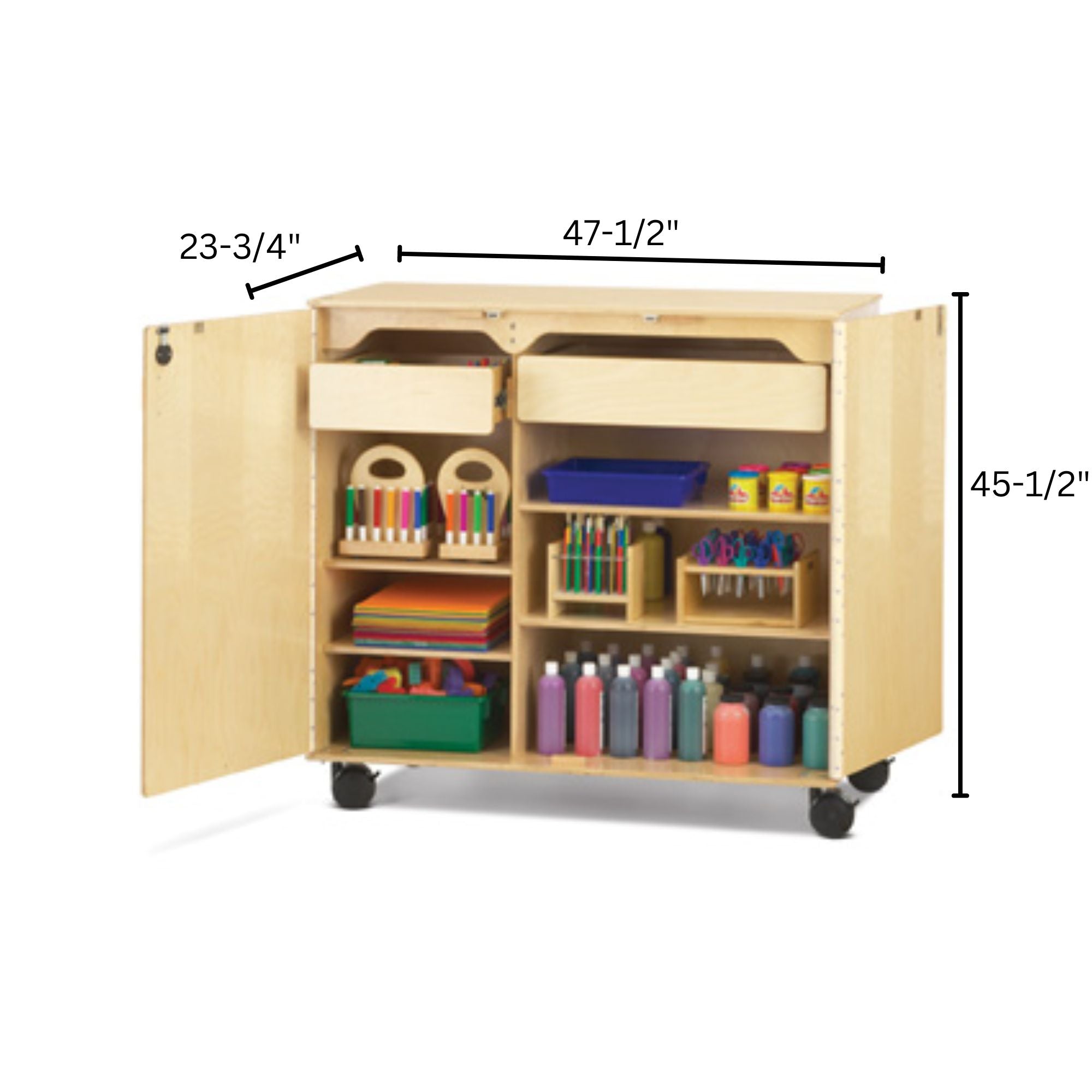 Jonti-Craft® Mega Supply Cabinet