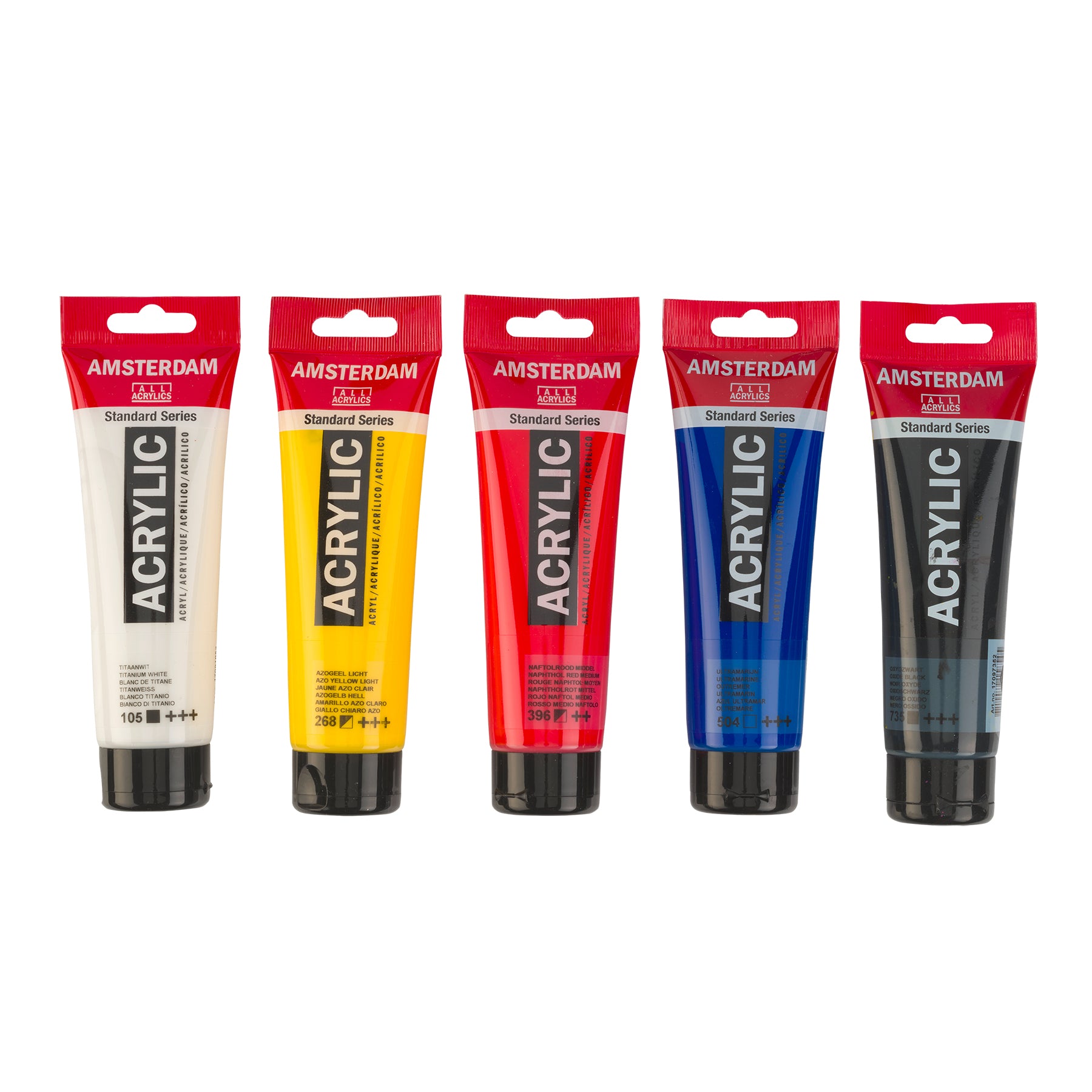 Standard Acrylic Mixing Set, 5 x 120 mL