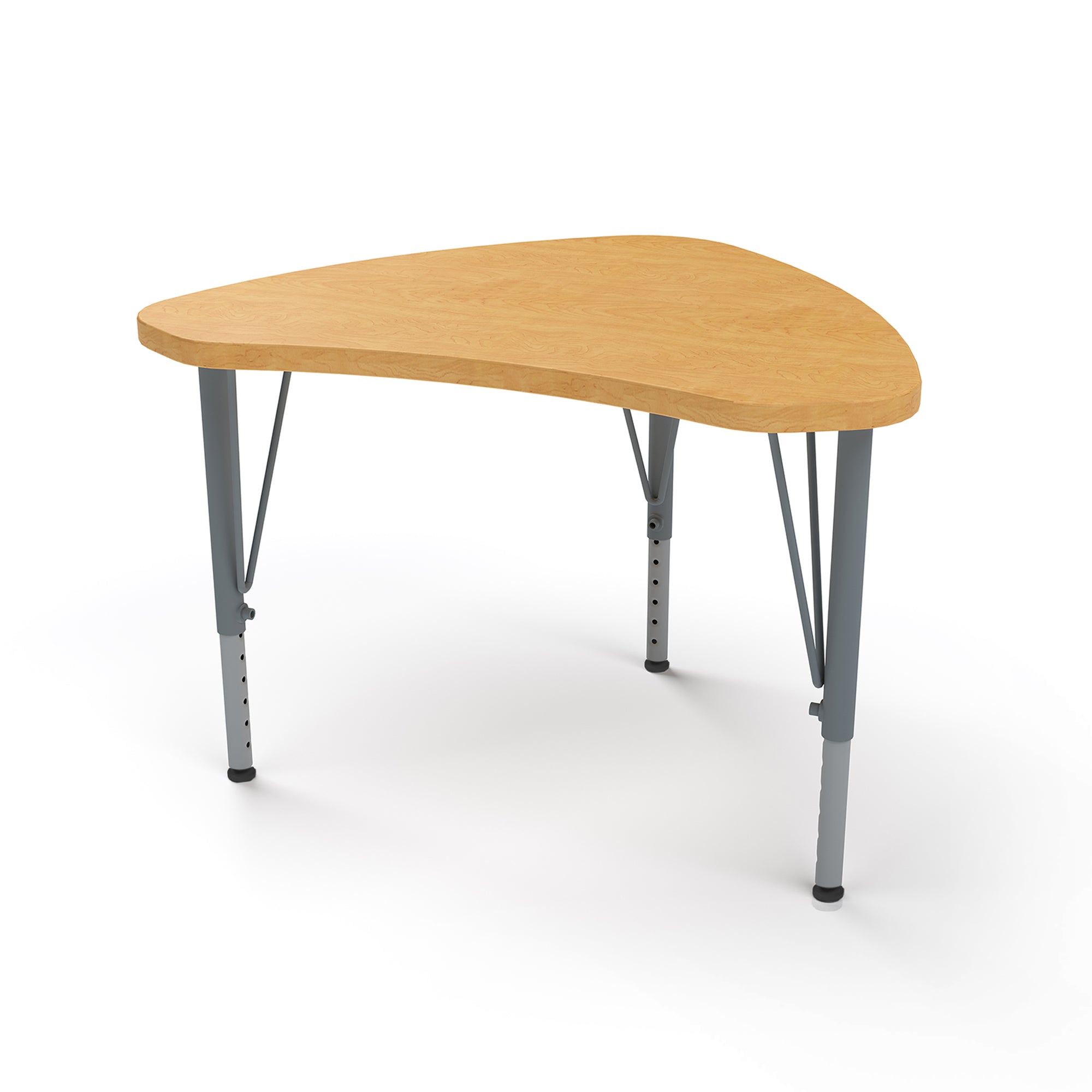 Shutter Desk, Small, Short, Maple, Maple, 14-23"H x 29.5"W x 23.5"D