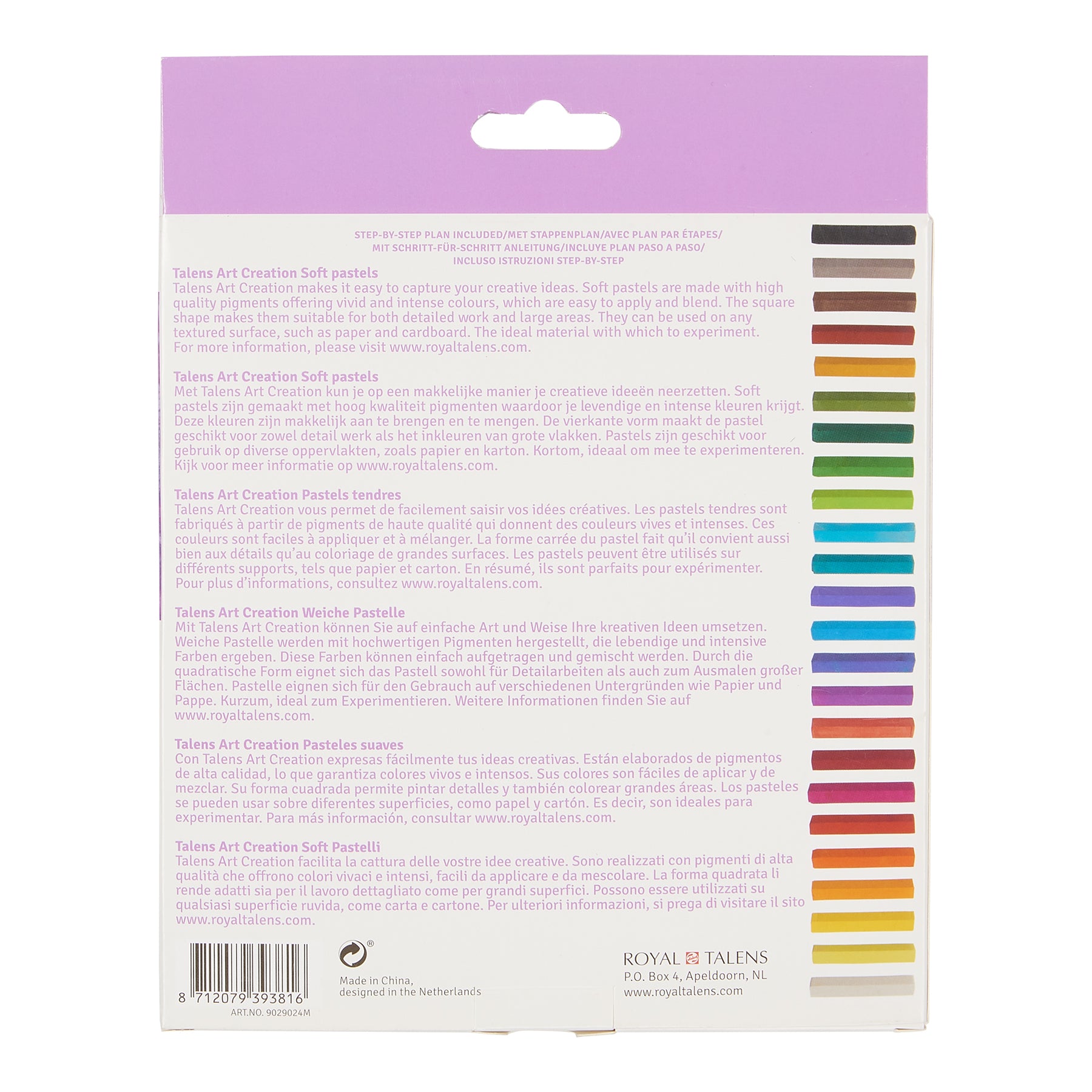 Soft Pastel Set, 24 Sticks