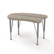 Curve Desk, Small, Tall, Shadow Elm, Shadow Elm, 21-30"H x 31.5"W x 20"D