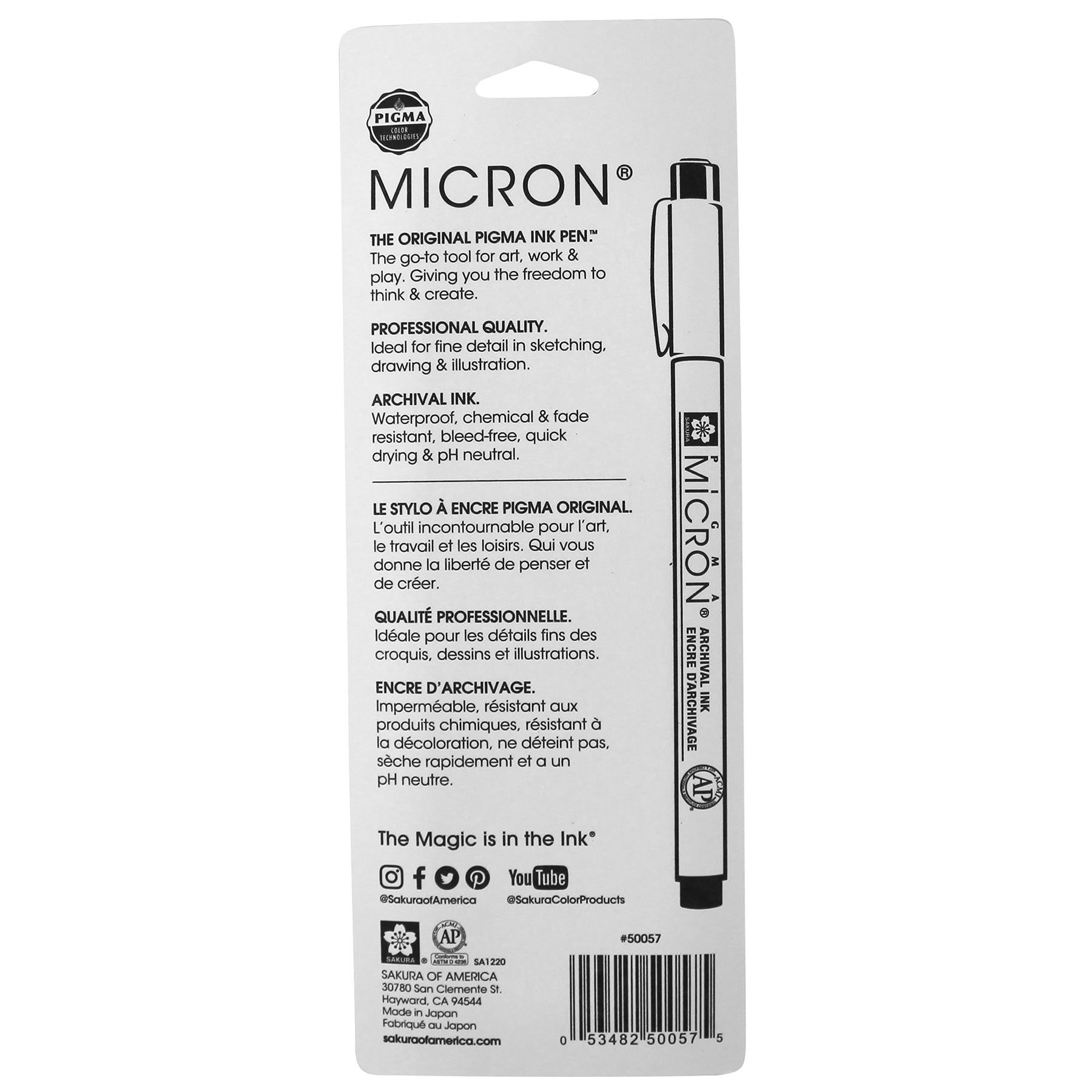 Pigma Micron Pen, Cube Collection, Size 05, Assorted Colors, 16-Piece Set