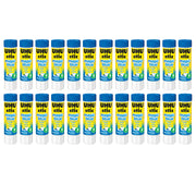 UHU Stic Magic Blue Glue Stick, Dries Clear, 8.2 g, Pack of 24