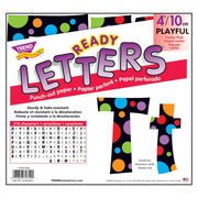 NEON DOTS READY LETTERS 4IN UPPER