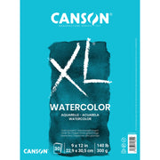 XL Series Watercolor Pad, Heavyweight White Paper, Foldover Binding, 30 Sheets, 9x12 inch