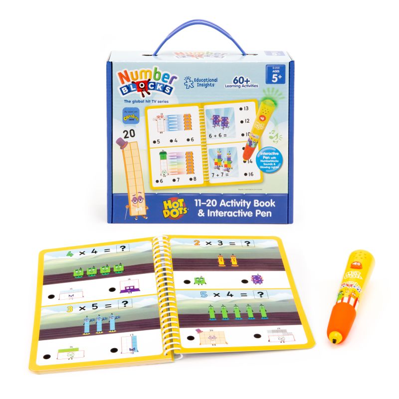 Hot Dots Numberblocks® 11-20 Activity Book