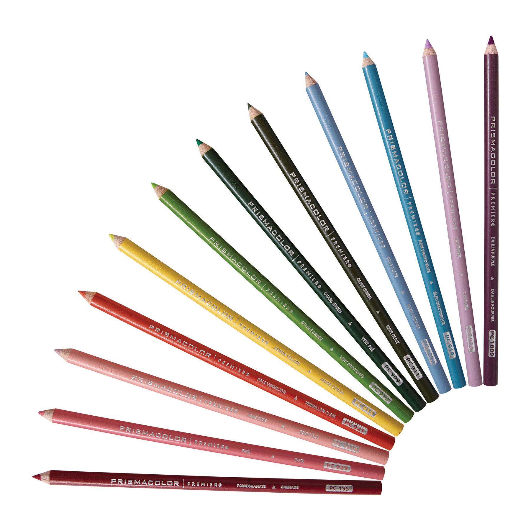 Premier Colored Pencils, Soft Core, Botanical Garden Set, 12 Count