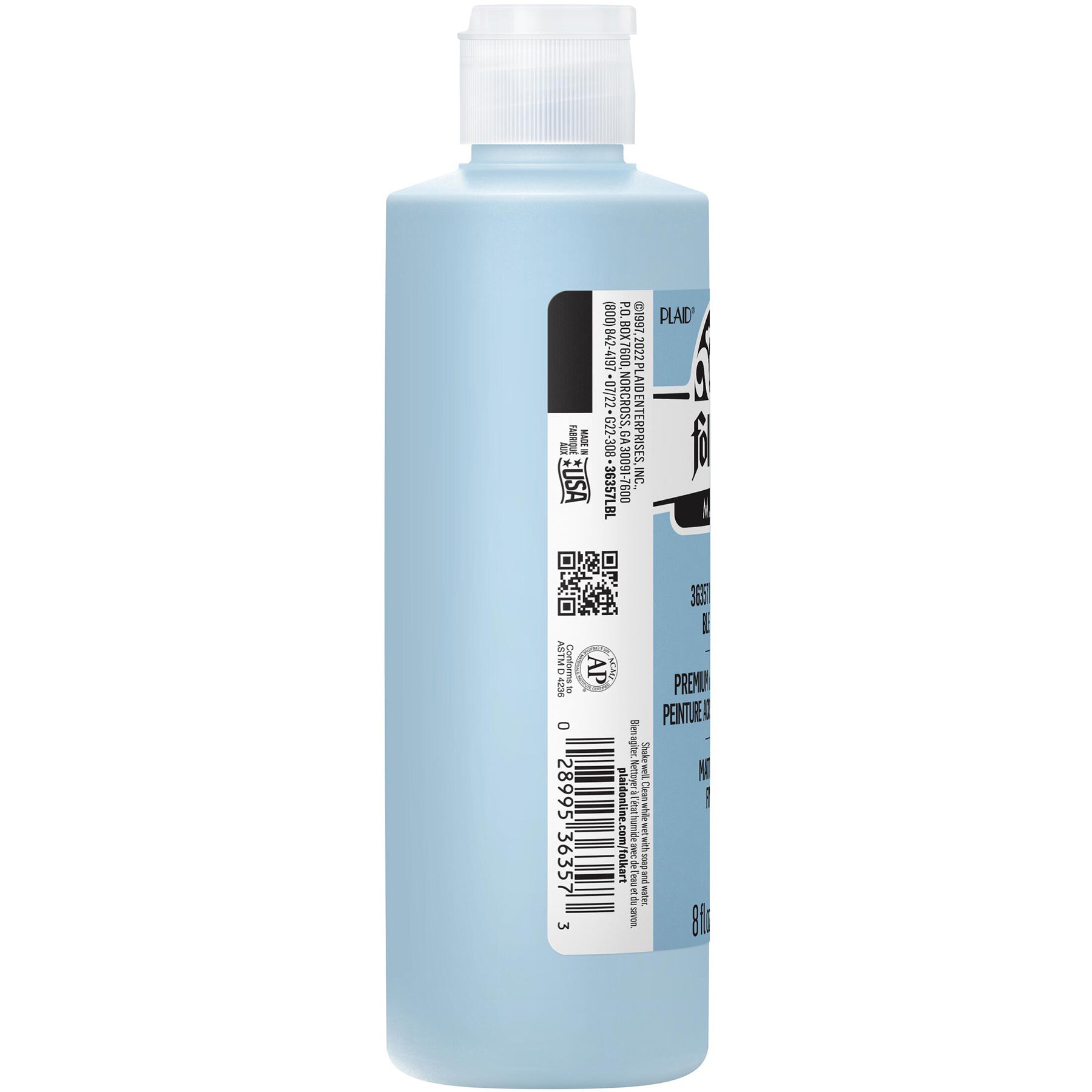 Acrylic Paint Matte, 8oz., Light Blue