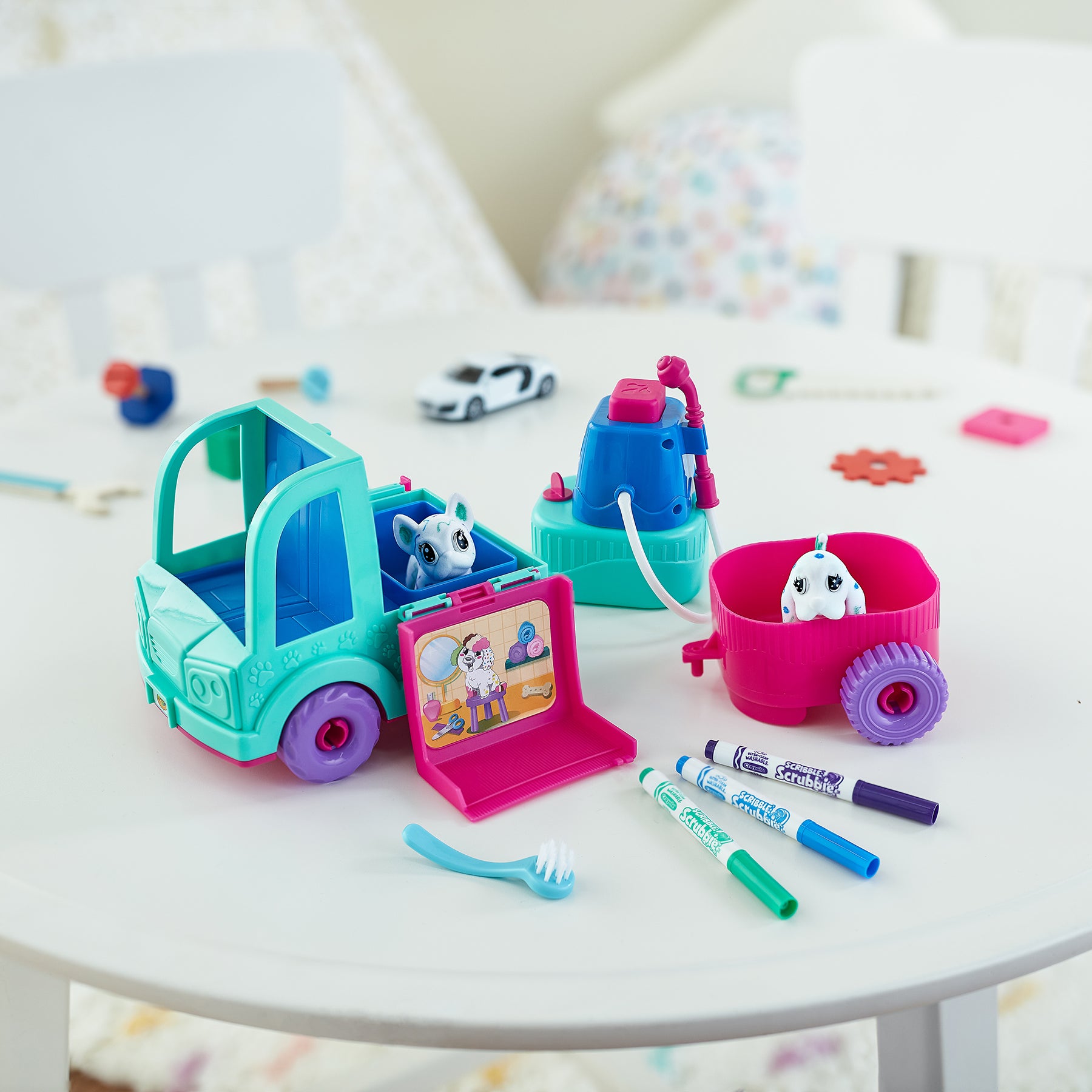 Scribble Scrubbie® Pets! Pet Grooming Truck