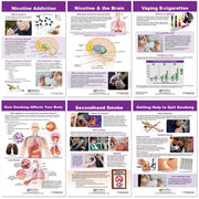 Effects of Smoking & Vaping Bulletin Board Chart Set - Set of 6